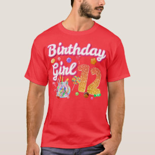 Cutes 12th Birthday Girls Sweet Candy 12 Year Old T-Shirt