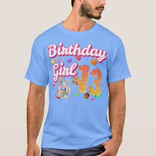 Cutes 13th Birthday Girls Sweet Candy 13 Year Old  T-Shirt