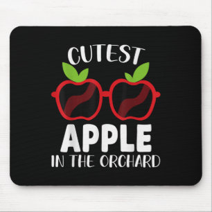 Cutest Apple In The Orchard 2025 Fall Harvest Fun Mouse Mat