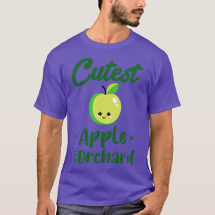 Cutest Apple In The Orchard Fruits Design T-Shirt