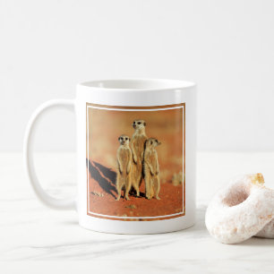 Cutest Baby Animals   3 Meerkats Coffee Mug