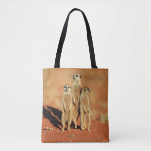 Cutest Baby Animals   3 Meerkats Tote Bag