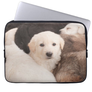 Cutest Baby Animals   A Cute Pile of Puppies Laptop Sleeve