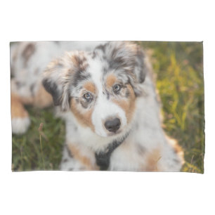 Cutest Baby Animals   Australian Shepherd Puppy Pillowcase