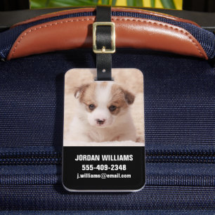 Cutest Baby Animals   Baby Corgi Luggage Tag