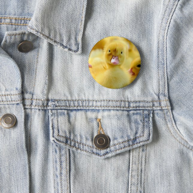 Cutest Baby Animals | Baby Duck Group 6 Cm Round Badge (In Situ)
