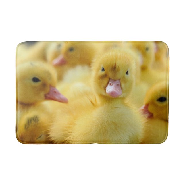 Cutest Baby Animals | Baby Duck Group Bath Mat (Front)