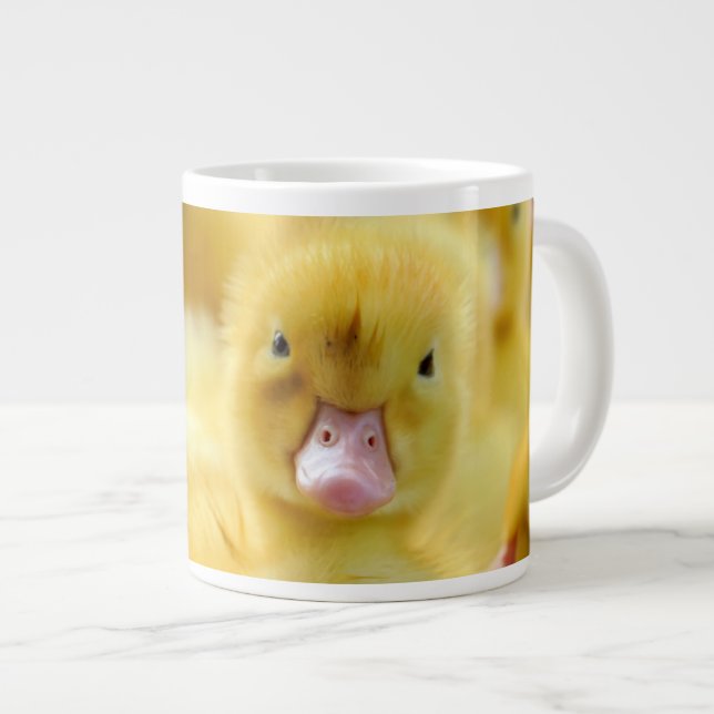 Cutest Baby Animals | Baby Duck Group Large Coffee Mug (Front Right)