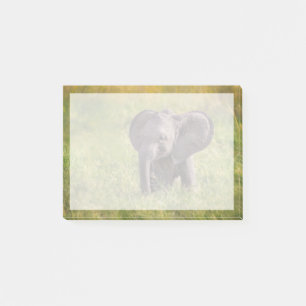 Cutest Baby Animals   Baby Elephant Kenya Africa Post-it Notes