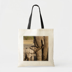 Cutest Baby Animals Baby Elephant & Mama Tote Bag