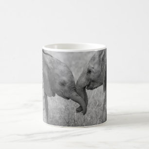 Cutest Baby Animals   Baby Elephants Greeting Coffee Mug
