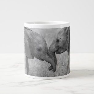 Cutest Baby Animals Baby Elephants Greeting Large Coffee Mug