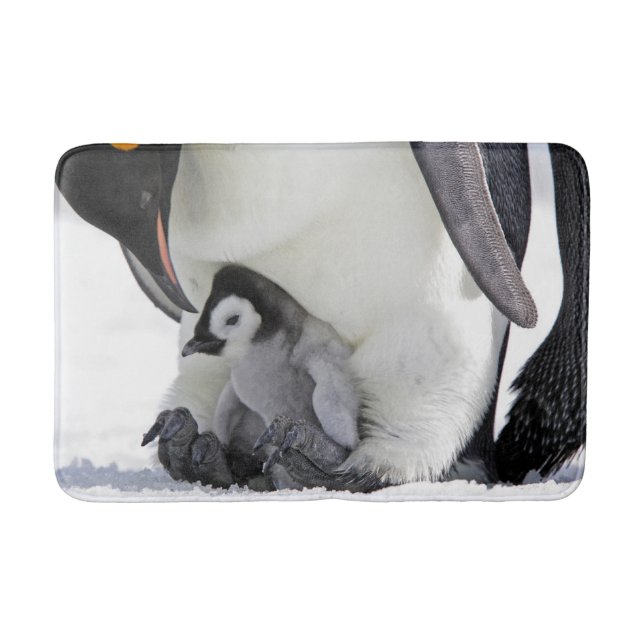 Cutest Baby Animals | Baby Emperor Penguin Bath Mat (Front)
