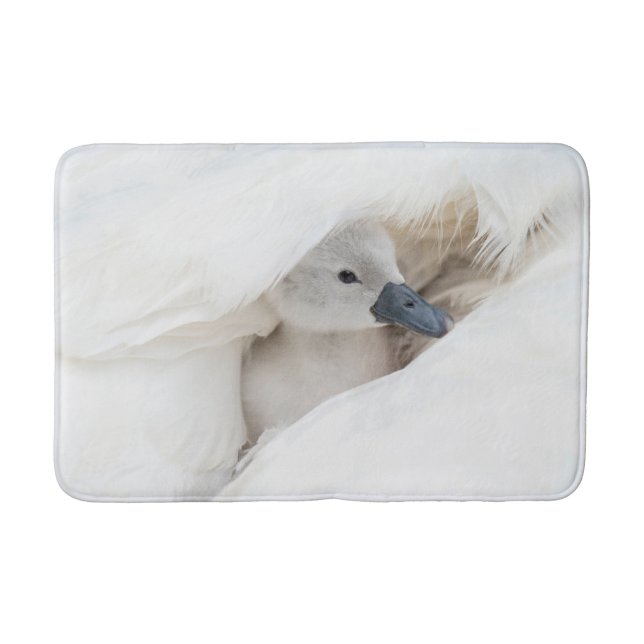 Cutest Baby Animals | Baby Mute Swan Bath Mat (Front)