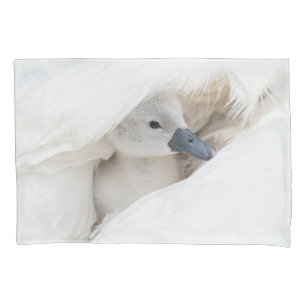 Cutest Baby Animals   Baby Mute Swan Pillowcase