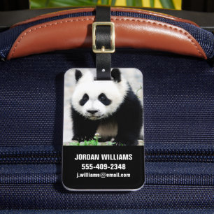 Cutest Baby Animals   Baby Panda Bear Luggage Tag