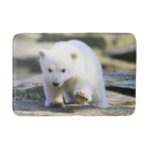 Cutest Baby Animals Baby Polar Bear Bath Mat