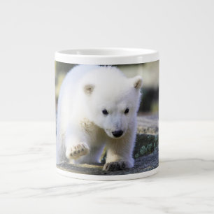 Cutest Baby Animals   Baby Polar Bear Cub Large Coffee Mug