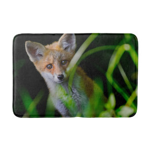 Cutest Baby Animals Baby Red Fox Bath Mat