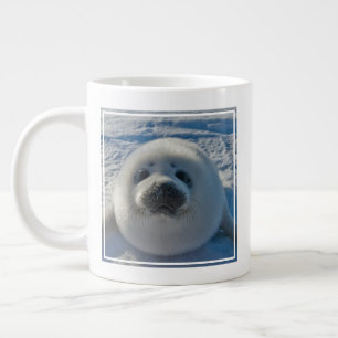 Cutest Baby Animals   Baby Seal Large Coffee Mug