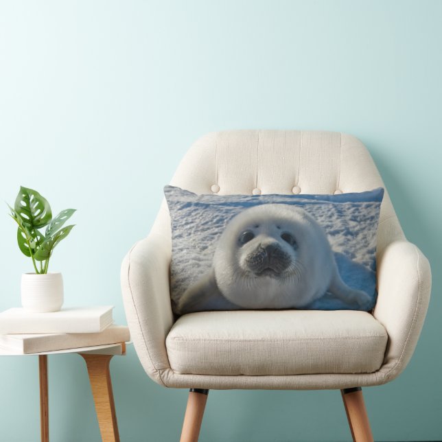 Cutest Baby Animals | Baby Seal Lumbar Cushion (Chair)