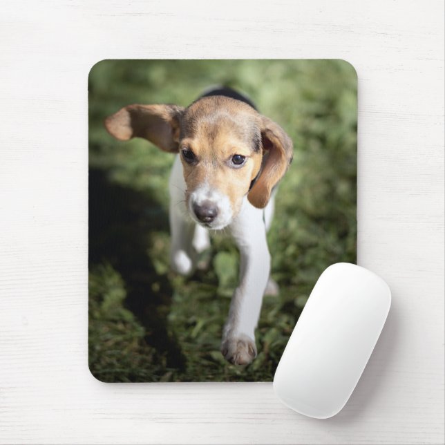 Cutest Baby Animals | Beagle Puppy Mouse Mat (With Mouse)