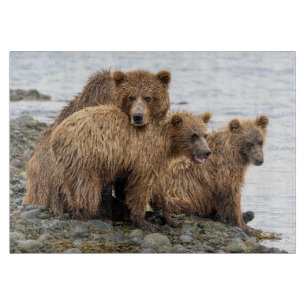 Cutest Baby Animals Bear & Cubs Cutting Board