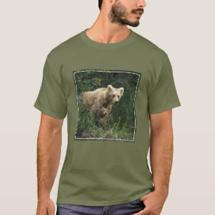 Cutest Baby Animals Bear Mama Bear & Her Cubs T-Shirt