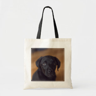 Cutest Baby Animals Black Labrador Puppy Tote Bag