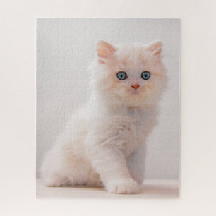 Cutest Baby Animals   Blue Eye Kitten Jigsaw Puzzle