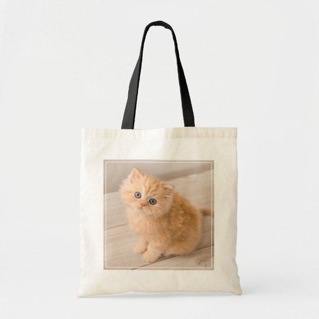 Cutest Baby Animals | British Longhair Kitten Tote Bag (Front)