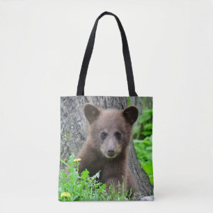 Cutest Baby Animals   Brown Bear Cub Tote Bag