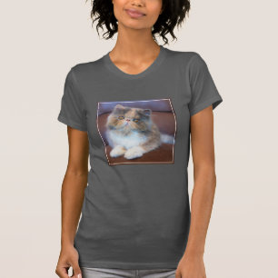 Cutest Baby Animals Calico Persian Kitten T-Shirt