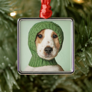 Cutest Baby Animals Cocker Spaniel Puppy Metal Tree Decoration