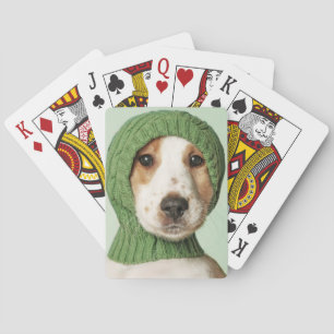 Cutest Baby Animals   Cocker Spaniel Puppy Playing Cards