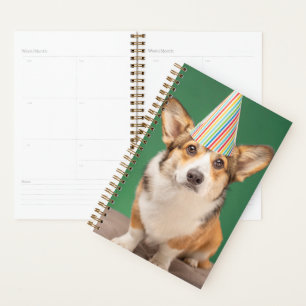 Cutest Baby Animals Corgi Birthday Puppy Planner