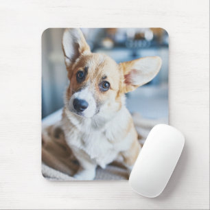 Cutest Baby Animals Corgi Head Tilt Mouse Mat