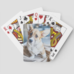 Cutest Baby Animals   Corgi Head Tilt Playing Cards