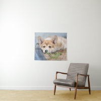 Cutest Baby Animals | Corgi Laying in the Yard