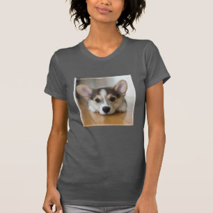 Cutest Baby Animals   Corgi Puppy Looking T-Shirt