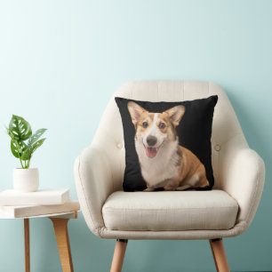 Cutest Baby Animals   Corgi Puppy Smile Cushion