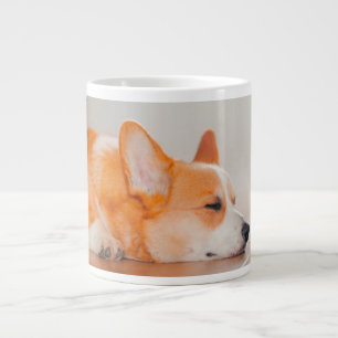 Cutest Baby Animals   Corgi Sleeping Large Coffee Mug