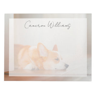 Cutest Baby Animals Corgi Sleeping Notepad
