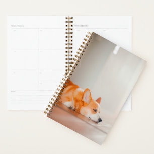 Cutest Baby Animals Corgi Sleeping Planner
