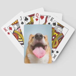Cutest Baby Animals   Corgi Tongue Playing Cards