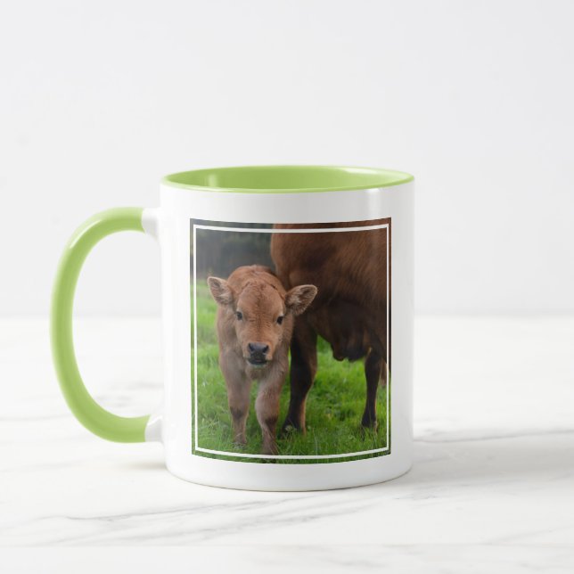 Cutest Baby Animals | Cow & Calf Mug (Left)