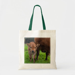 Cutest Baby Animals   Cow & Calf Tote Bag