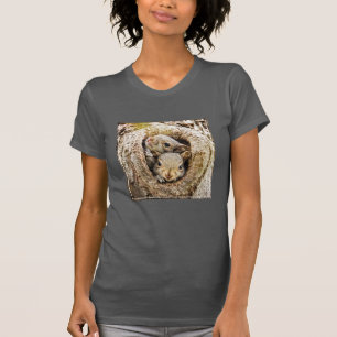 Cutest Baby Animals Curious Baby Squirrels T-Shirt