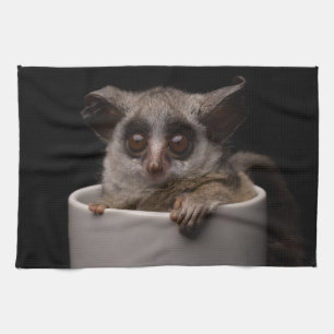 Cutest Baby Animals   Cute Bushbaby Tea Towel