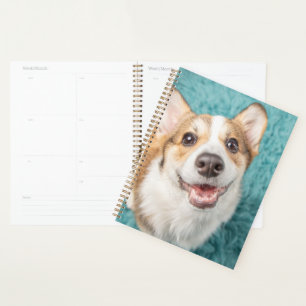 Cutest Baby Animals   Cute Corgi Puppy Smile Planner